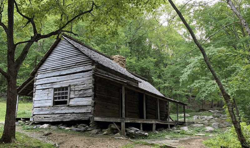 Southern Appalachian Cabin in the Great Smoky Mountains of Tennessee