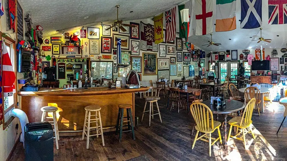 Fox and Parrot Restaurant Interior Gatlinburg