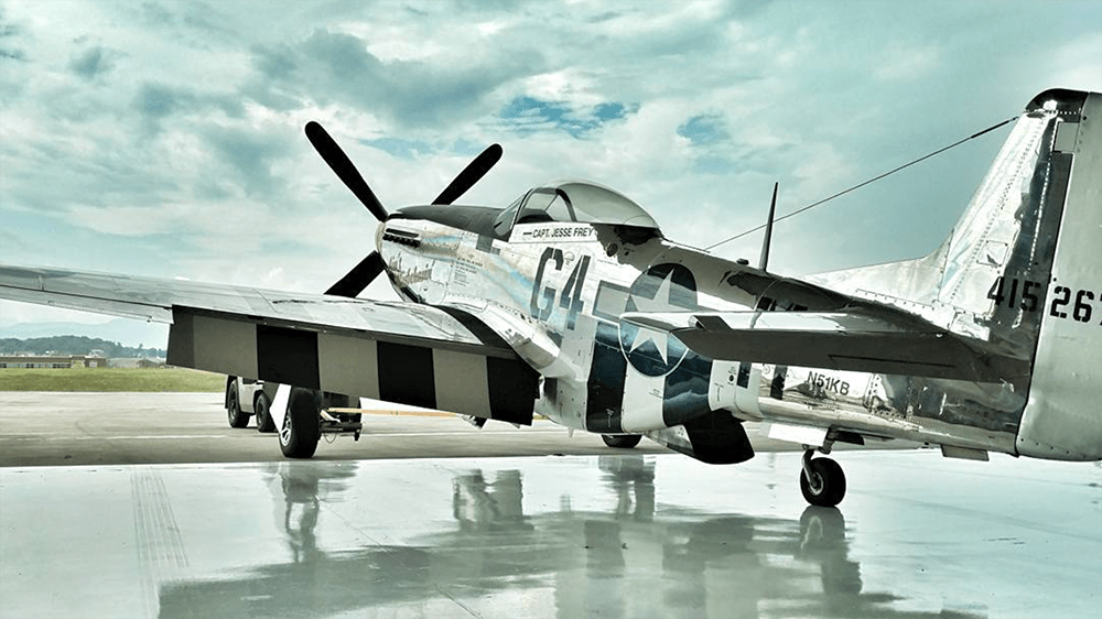 aint misbehavin p-51 airplane at the tennessee museum of aviation