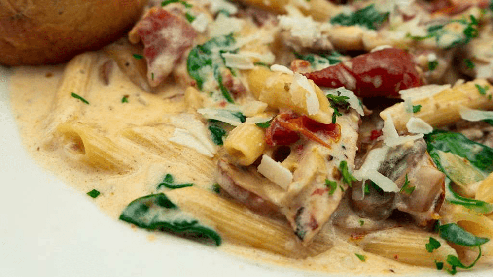 pasta dish from the local goat in pigeon forge