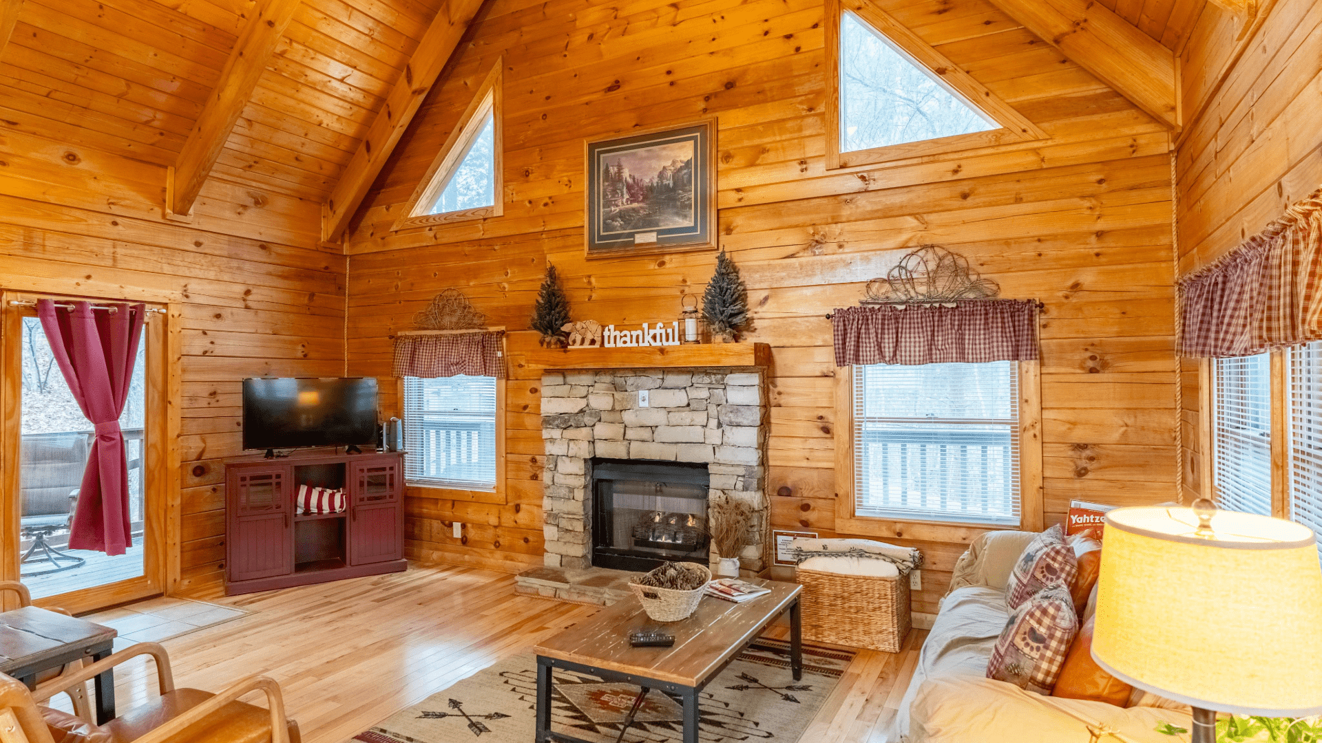 Timeless Tranquility Living Room with Cozy Fireplace