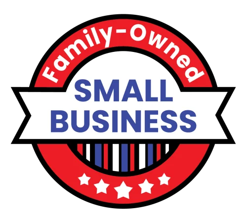 family-owned small business badge