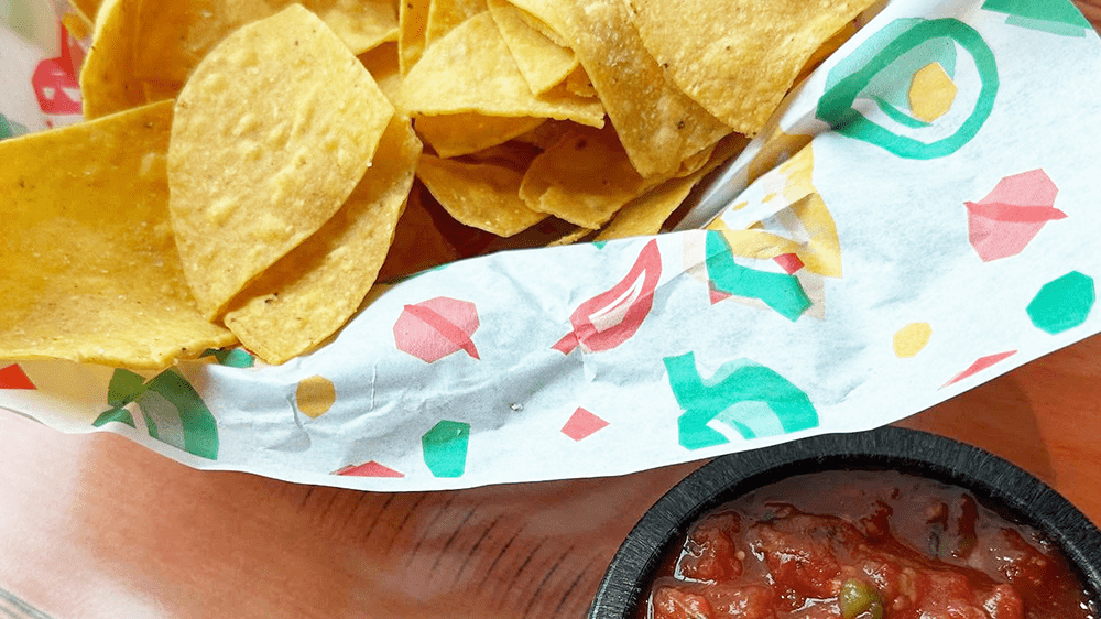 chips and salsa at gorilla taco in pigeon forge tn