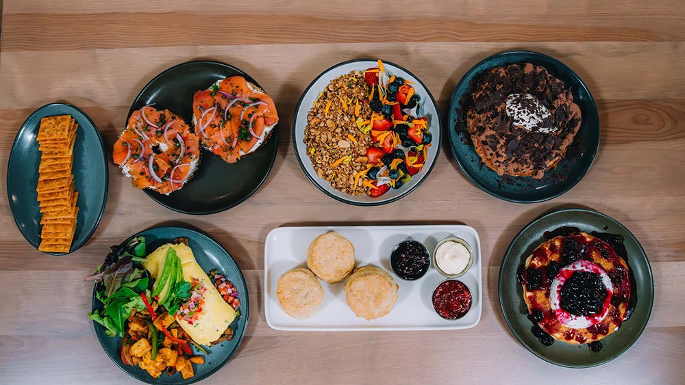 The Cottage brunch spread Pigeon Forge TN