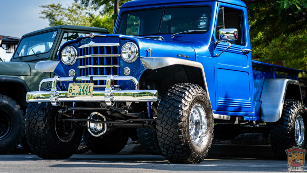 Vintage Jeep displayed at the Great Smoky Mountain Jeep Invasion via site
