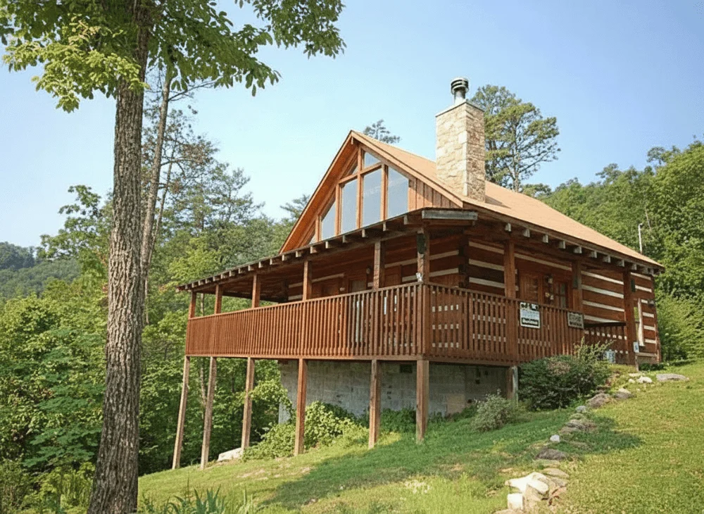 dog friendly sevierville cabin little bear