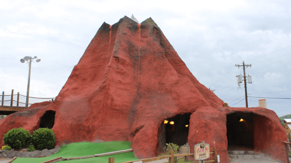 Lost Treasure Golf Volcano