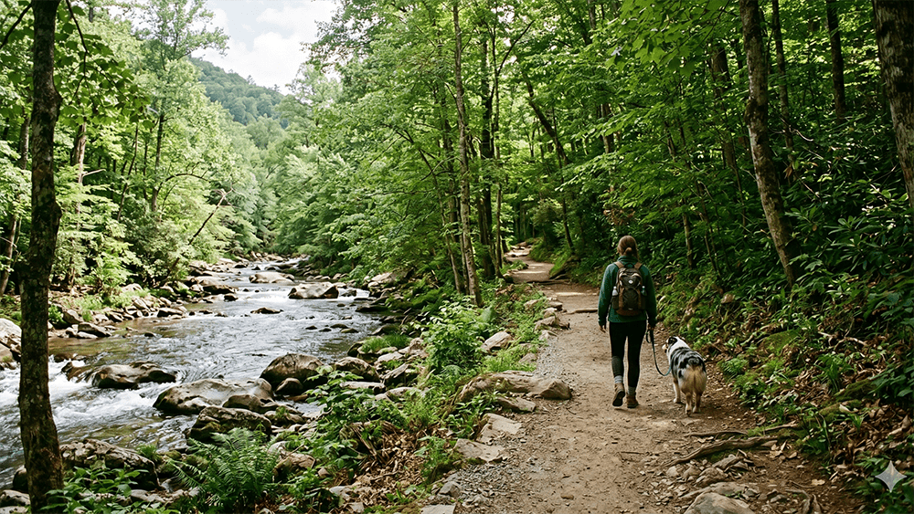 Gatlinburg Trail with Dogs: GSMNP’s Only Legal Dog Hike (Is It Worth the Crowds?)