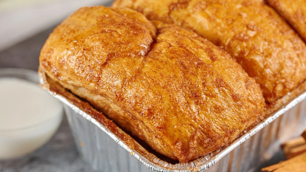 Fresh cinnamon bread from the Grist Mill at Dollywood