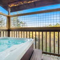 Hapey Place hot tub view