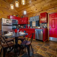 Hapey Place kitchen area