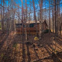 Wide angle shot of Hapey Memories from road