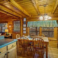 Timeless Tranquility dining from kitchen