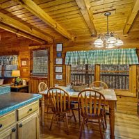 Timeless Tranquility dining from kitchen