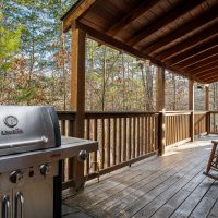 Timeless Tranquility front porch and grill