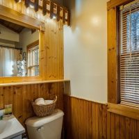 Timeless Tranquility loft bathroom