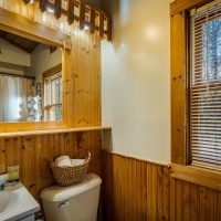 Timeless Tranquility loft bathroom