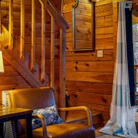 Timeless Tranquility stairs to loft