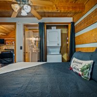 View of bedroom one into living area at Hapey Memories