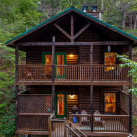 Blissful Tranquility Aerial View of Front