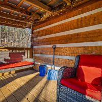 porch swing and rocker at Hapey Memories