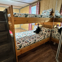 sleepy bear ranch bedroom 1 bunk and ladder