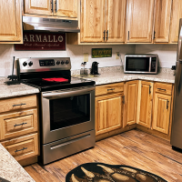 sleepy bear ranch kitchen from backdoor