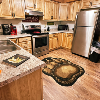sleepy bear ranch kitchen view from backdoor