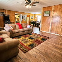 sleepy bear ranch living room from front door