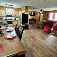 sleepy bear ranch view from dining room