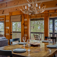 Dining table at Little Bear