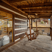 Little Bear front porch and swing