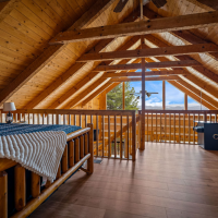 Little Bear loft view of the mountain range