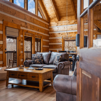 View when entering Little Bear cabin